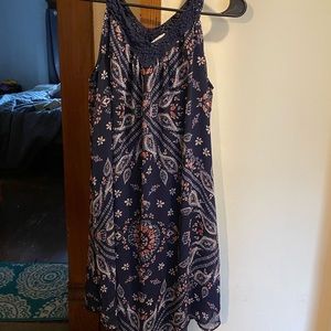 Paisley Print Dress